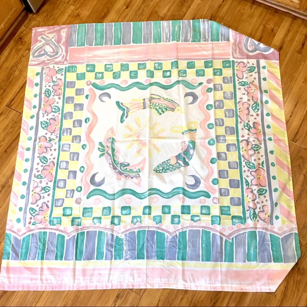 Beach house beach summer fish shower curtain country farmhouse home decor